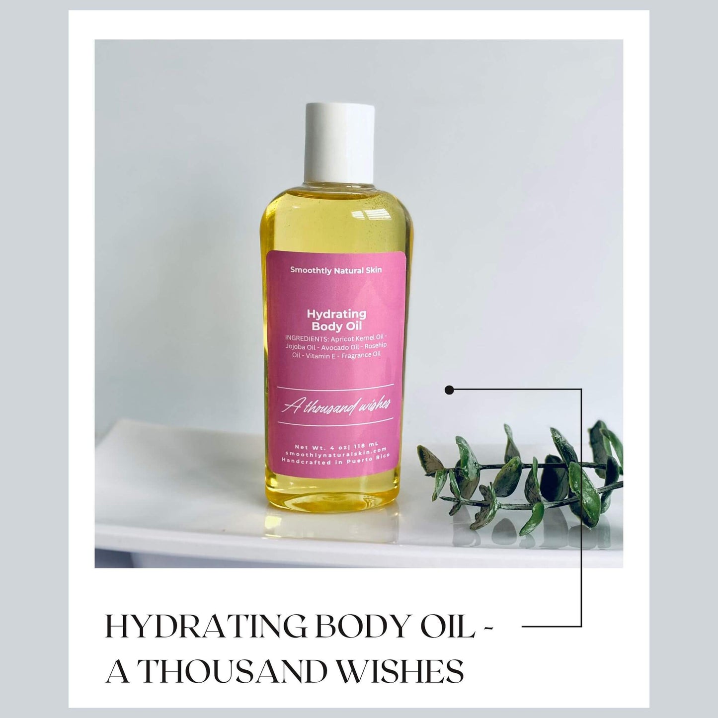 A thousand wishes | Hydrating Body Oil | Lightweight Botanical Blend for Soft, Glowing Skin