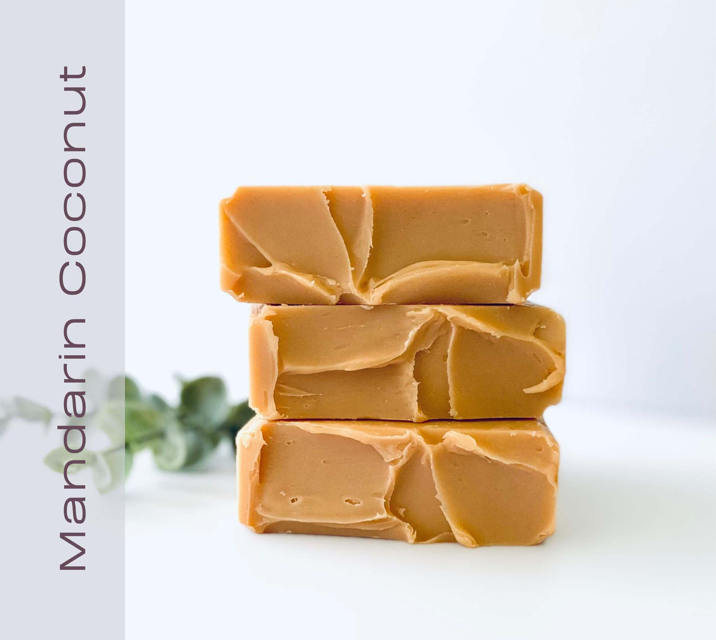 Mandarin Coconut soap has a fresh mandarin oranges, tropical fruits, creamy coconut, and vanilla bean. Mandarin coconut fragrance begins with top notes of fuzzy apricot skin, mandarin balm, and yellow star fruit; followed by middle notes of white nectarine, papaya smoothie, and mango juice; sitting on base notes of Caribbean coconut and vanilla bean.